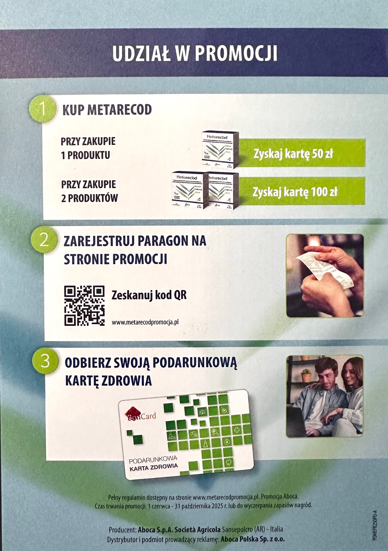 Metarecod promocja karta zdrowia